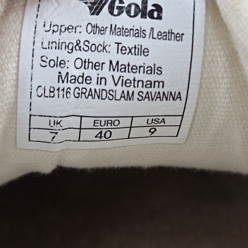 Gola Sneakers Womens 9 Grandslam Savanna Animal Print Low Top White Gray Silver - Picture 10 of 11